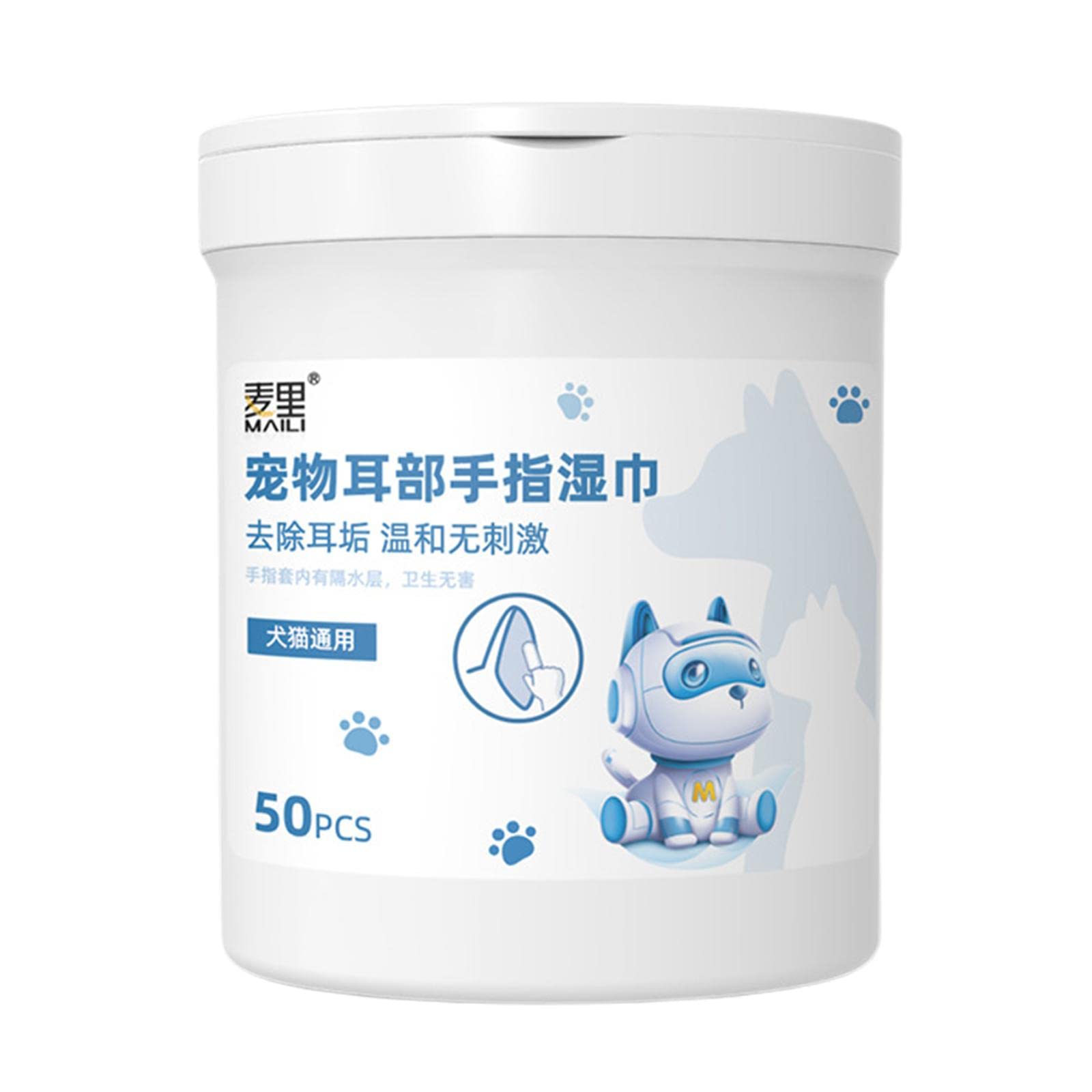 BNF® 50Pcs Pet Dog Ear Finger Wipes Cat Eye Wipes Pads Soft Tear Stain Remover (B0C55LBX4F) Amazon Price History, Amazon Price Tracker