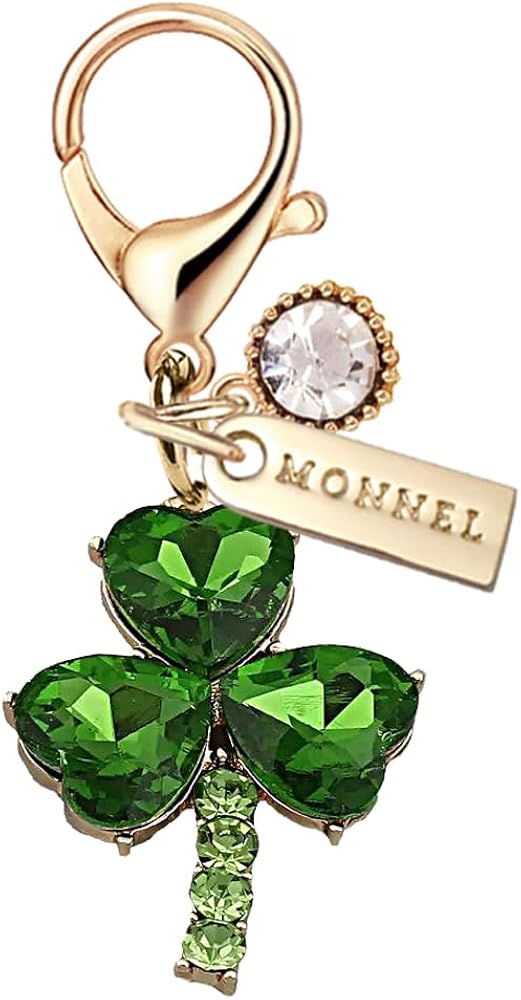 Amazon.com: MONNEL MC564 Crystal Love Heart Shape Clover Lobster