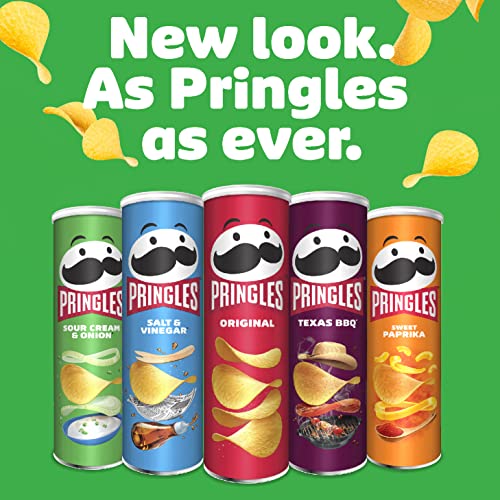 Pringles Sour Cream & Onion (1 x 185 g) – der unwiderstehliche Snack-Klassiker in der praktischen Dose – knackige Chips mit Sour Cream- und Zwiebel-Geschmack – Pop. Play. Eat. 5