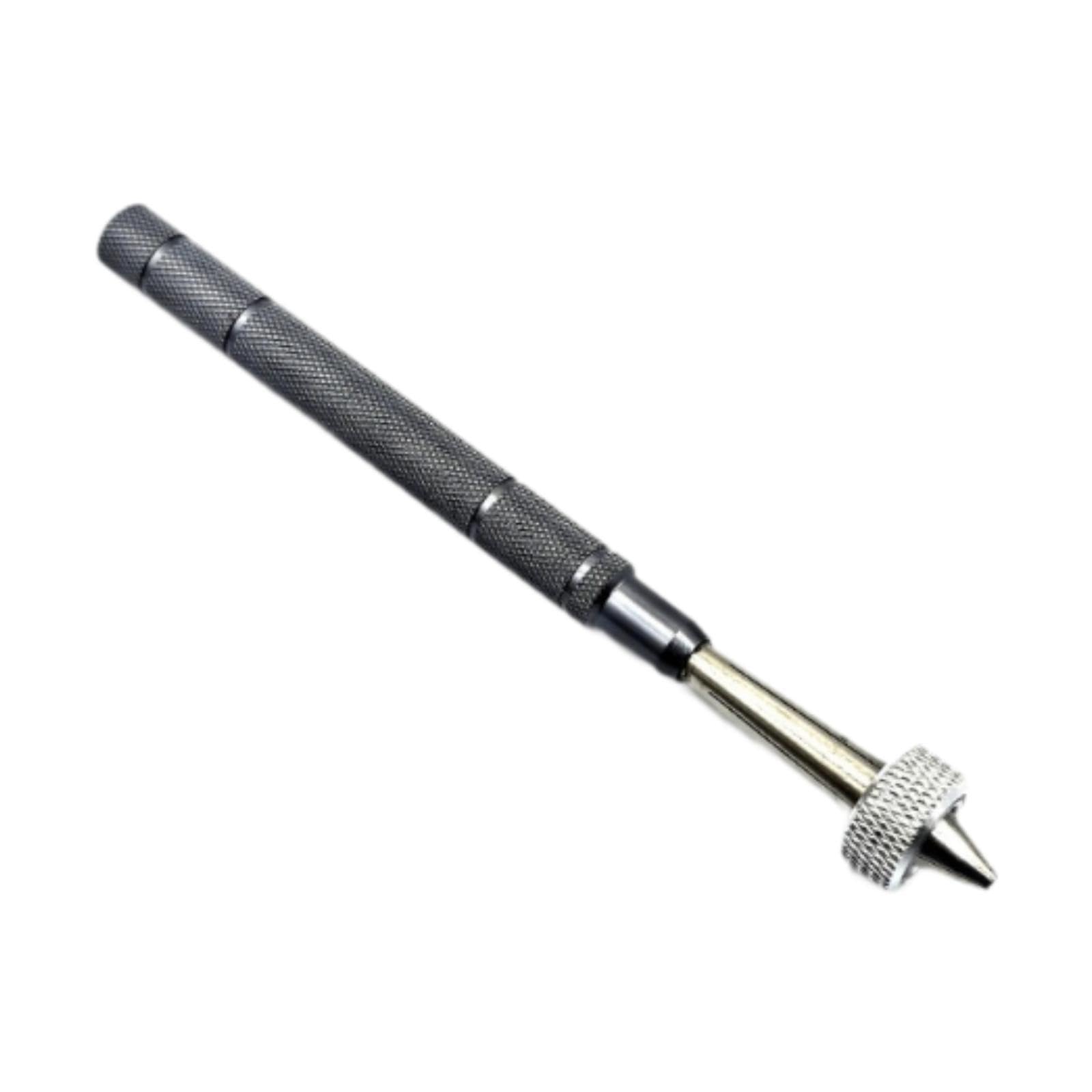 Vaveren Watch Repair Tool Maintenance Accessory Professional Equipment Parts Alloy Steel Drill Clamp for Jewelry Making Crafting, Gray Without Hole