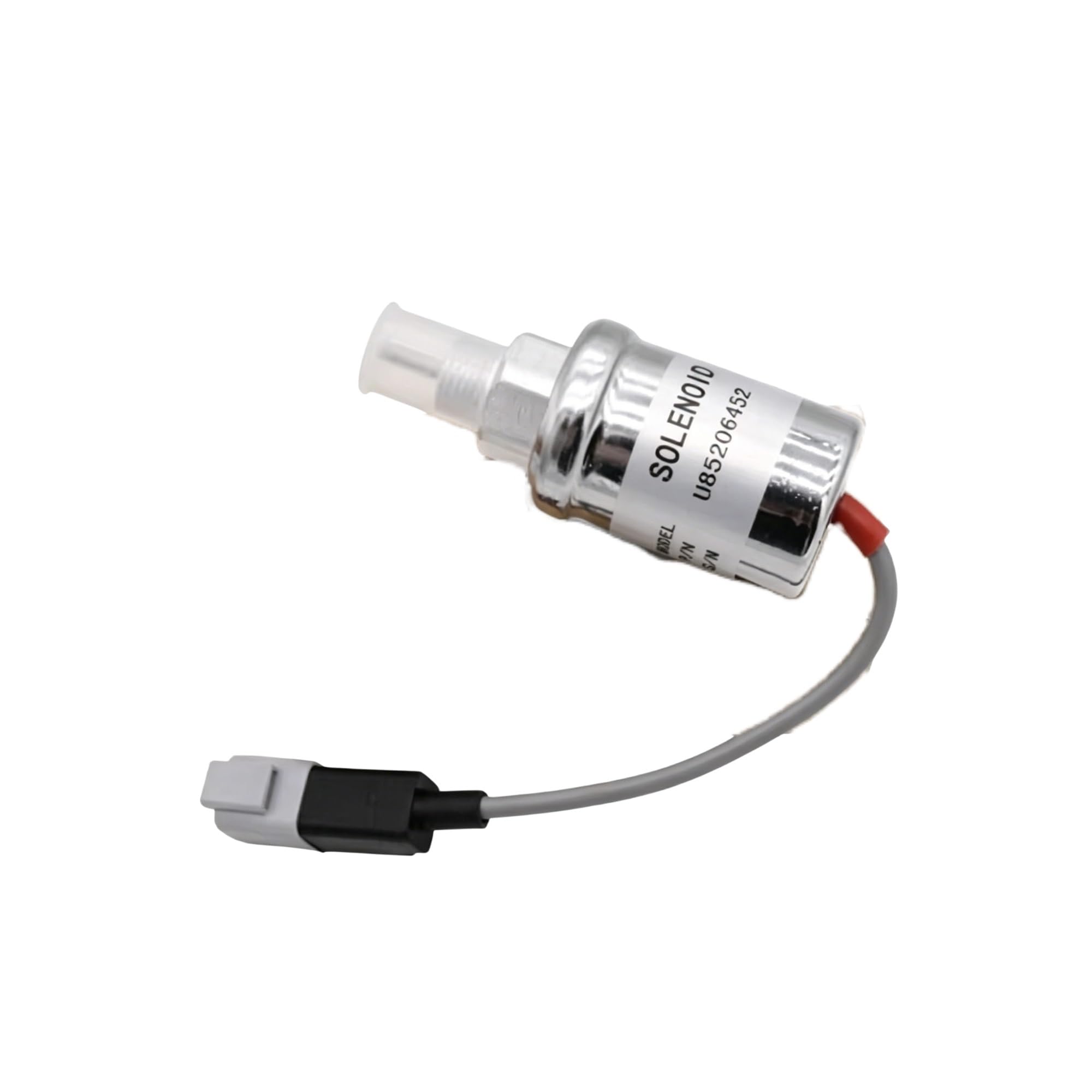 Hdrtcbu Silvery Solenoid Valve For Perkins 402D 403D 404D Fuel Shut Off Solenoid Valve Fuel Stop Solenoid