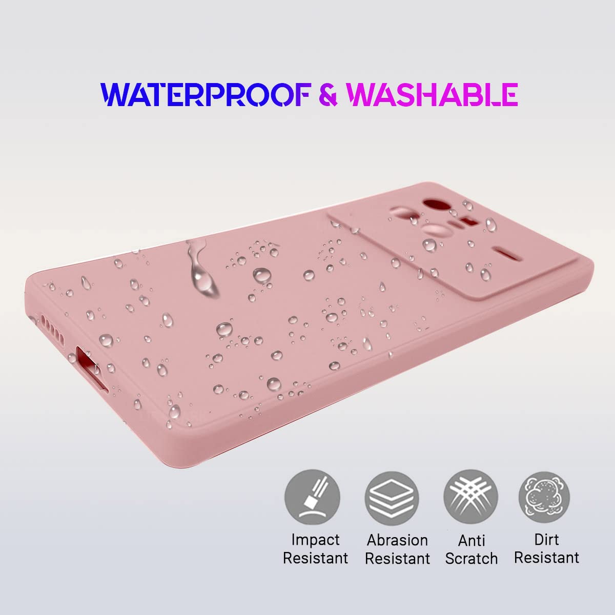 Vivo X80 Silicone Case - Pink by LIRAMARK -7