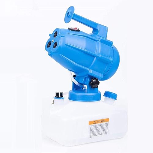 Máquina pulverizadora eléctrica ULV portátil de 5 litros, rociador eléctrico de jardín de 3 boquillas, rango de 6 a 32.8 ft, atomizador de