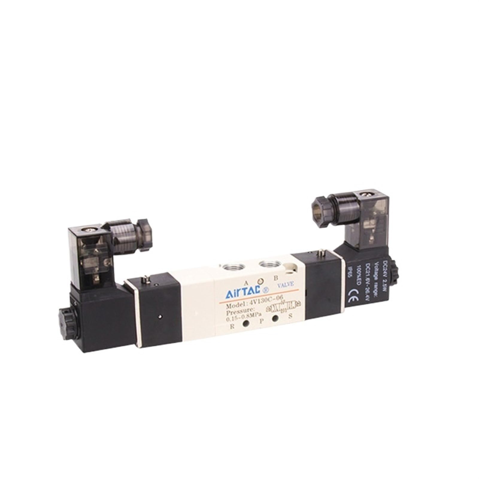 JNVFTCUX Solenoid valve three-position five-way solenoid 4V130C-06/4V130E-06/4V13(4V130E-06 DC24V)