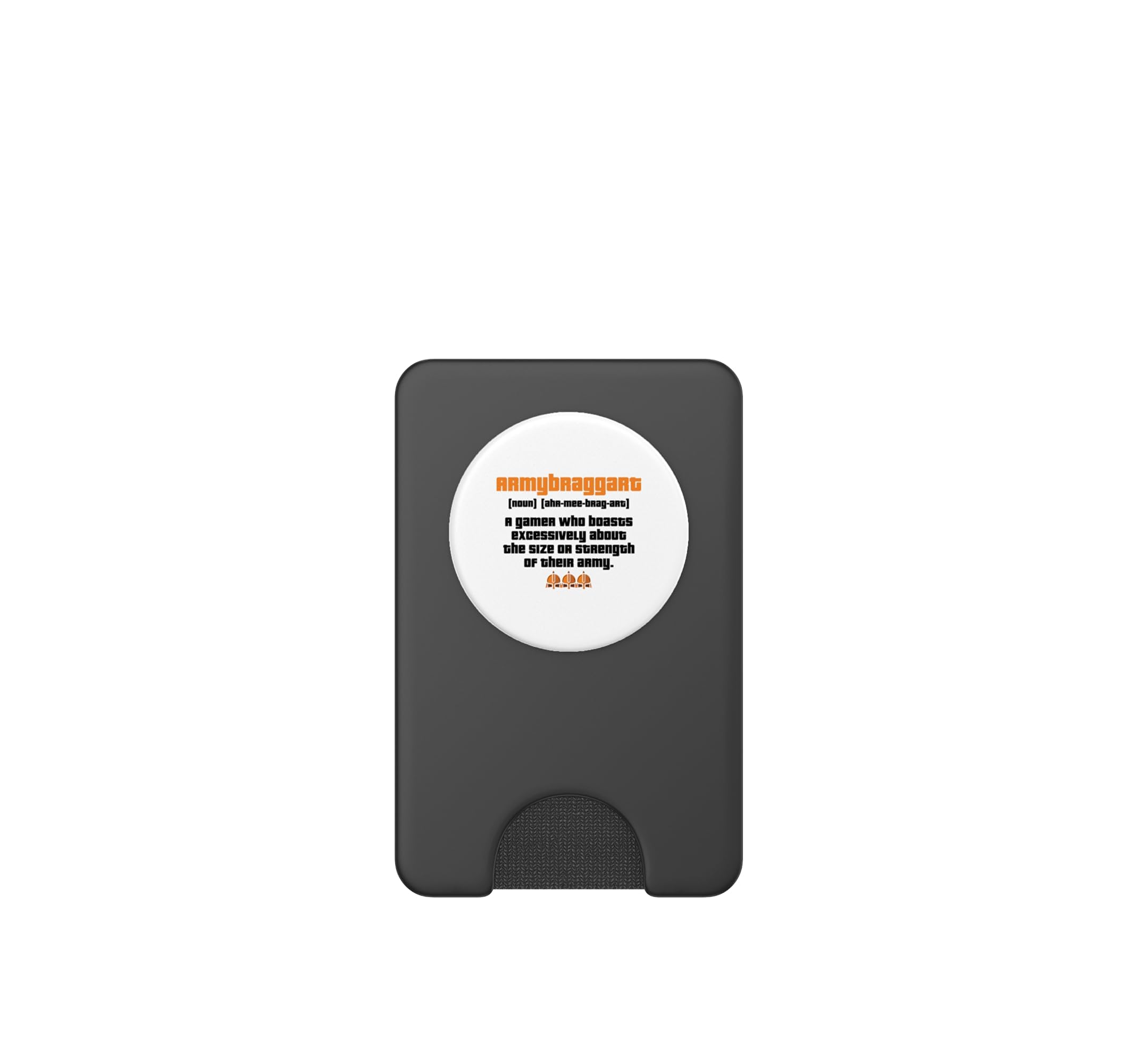 Armybraggart a Gamer Who boasts excessivly About The Size Or PopSockets PopWallet pour MagSafe