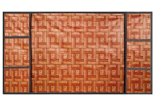 Image of Stylista Refridgerator top Cover Suitable for Samsung RR20C1723S8 /HL, 183 Liter Fridge, Dimension (WXD) 65x111 CM, Seamless Pattern Brick