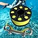 Zxpjkyu Scuba Spool Finger Reel Compact for Photography 30 Meter Nylon Line with Stainless Double Hook, Fluorescent Yellow