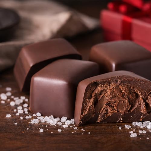 Utah Truffles Dark Chocolate Truffle, Individually Wrapped, Naturally Gluten Free, Gourmet Smooth Truffles 16oz, 34pieces - image 7