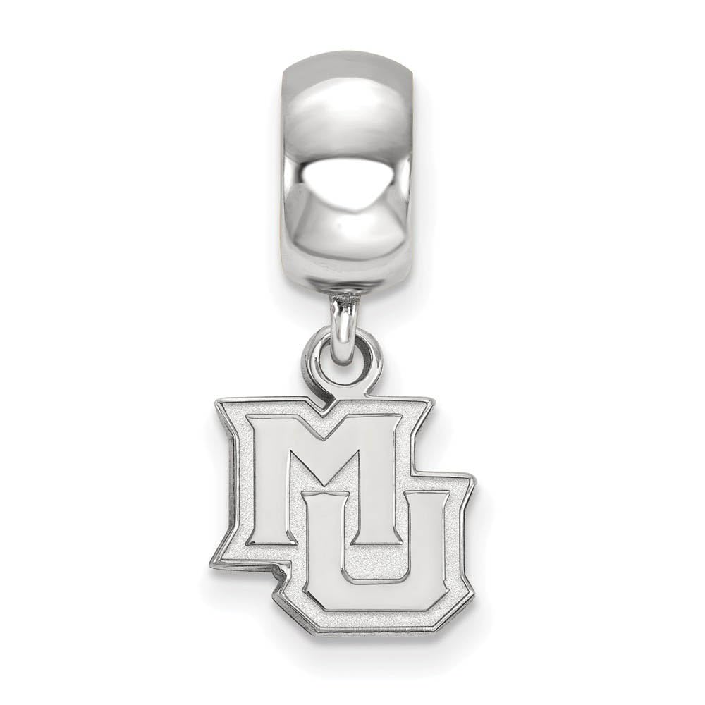 LogoArt Sterling Silver Marquette University XS Dangle Bead Charm