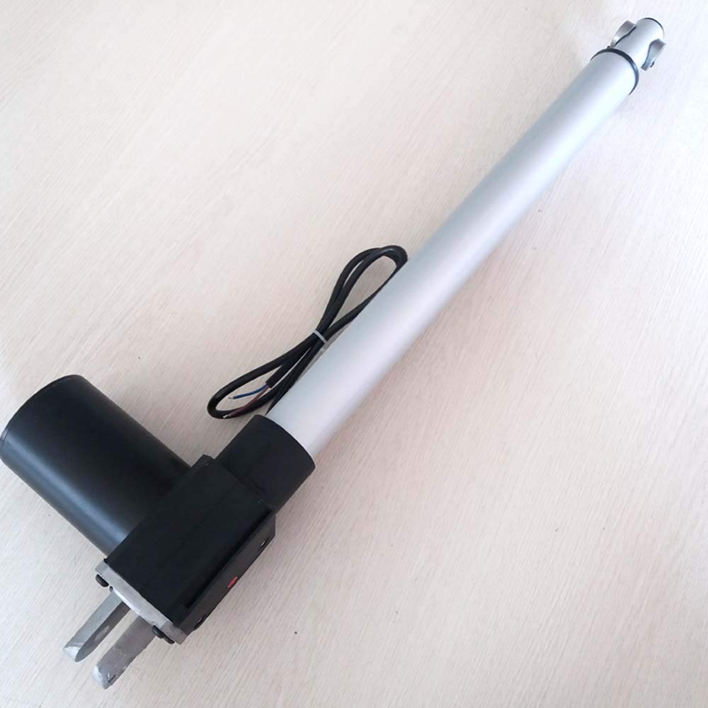 XINHUANGDUO 12V/ 24V 300mm (12inch) Micro Linear Actuator, Electric Linear Actuator, Thrust 5000N/500KG/1100LBS, tv Lift Customized Stroke