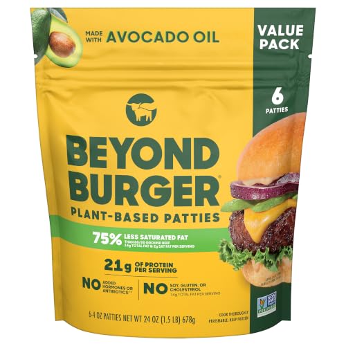 Beyond Meat Beyond Burger Plant-Based Patties 6 pk, 24 oz