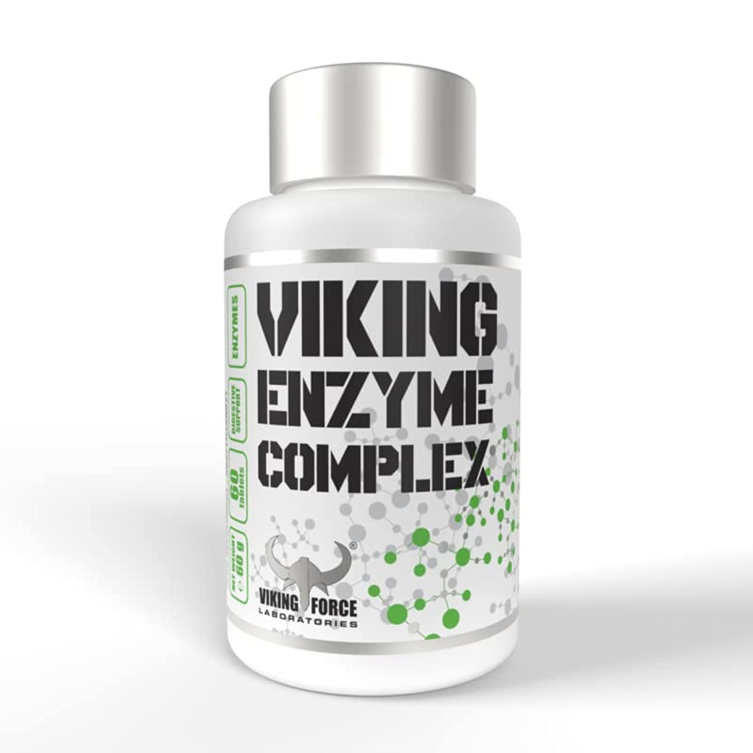 Viking Enzyme Complex - 60 tablets, 60g, Provides Digestive Healthy Balanced Diet Support, Workout Essential