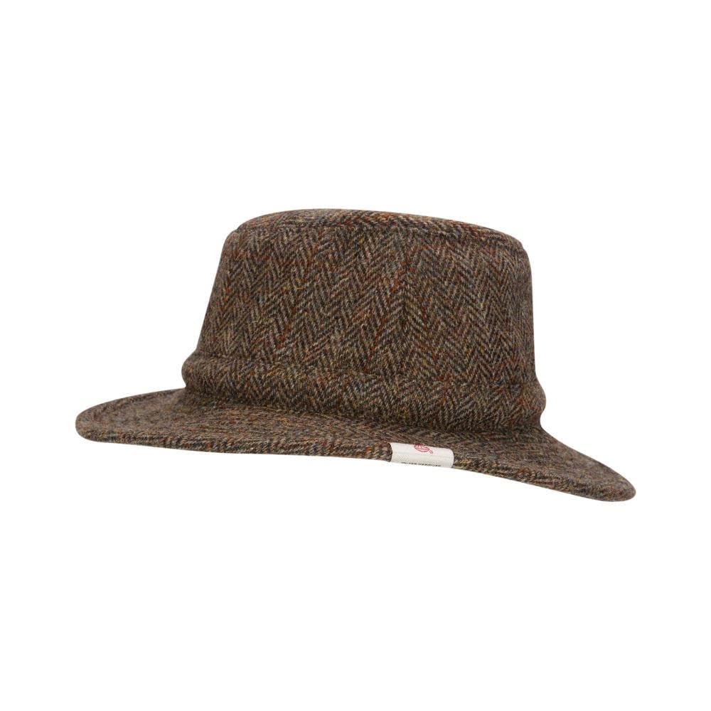WALKER AND HAWKES - Harris Tweed Berkeley Hat - Charcoal - Large (59cm)