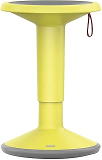 Interstuhl Tabouret réglable multi-usages ergonomique höhenverstellbar von ca. 46 bis 65 cm Jaune frais.