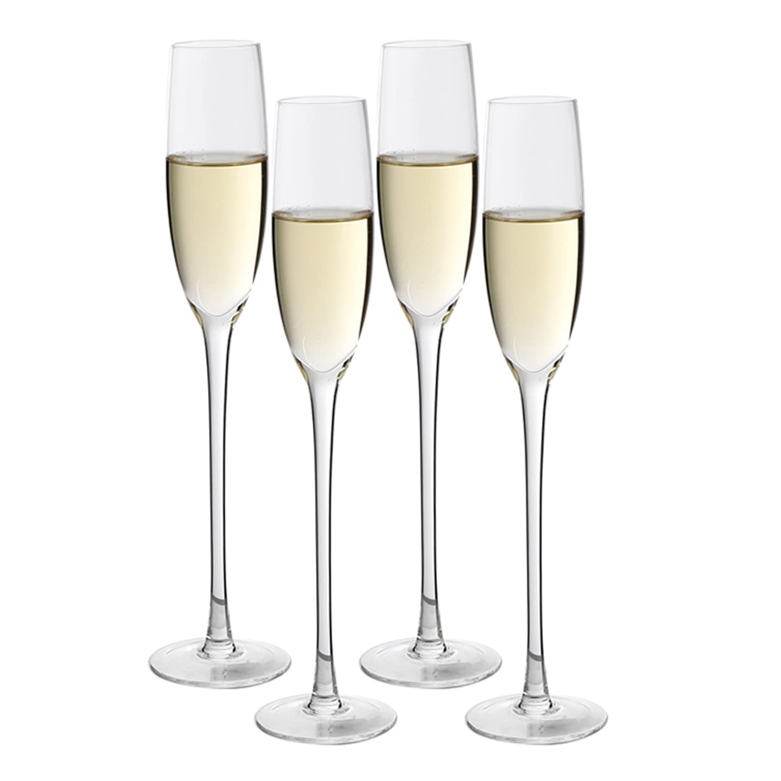 HJXGQJM Copas De Champán, Copas Vino Cristal, Copas De Cóctel, Elegante Copas Vino Tinto Blanco Regalos for Cmpleaños, Aniversario, Boda, Navidad, Copas De Vino Degustación, 4 Piezas Copas de Vino