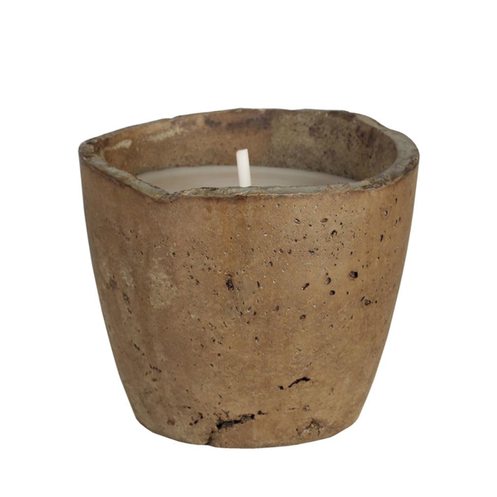 Cerabella Orga Duftkerze im Steingefäß stone 570 g Citronella und Eukalyptus