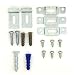 ART DISPLAY SYSTEMS Sec_1-b Complete Set Security Hanger Hardware Brackets for Art Picture Frame