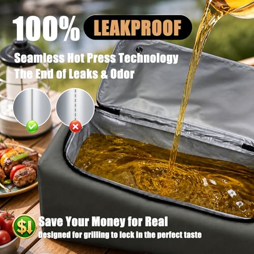 Image of BBQ Blanket for Resting Meat, 270 Opening Leak-Proof Insulated Meat Resting Bag with Butcher Paper, BBQ Brisket Blanket for Pork Shoulder /Steak /Turkey, Smoker Grilling Accessories Gifts for Men /Dad