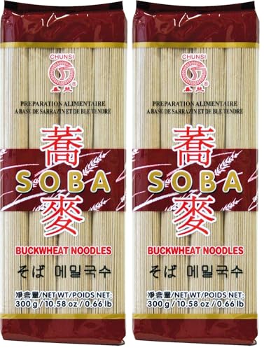 Chunsi Fideos Soba (De Alforfón) 300 g (Paquete de 2)