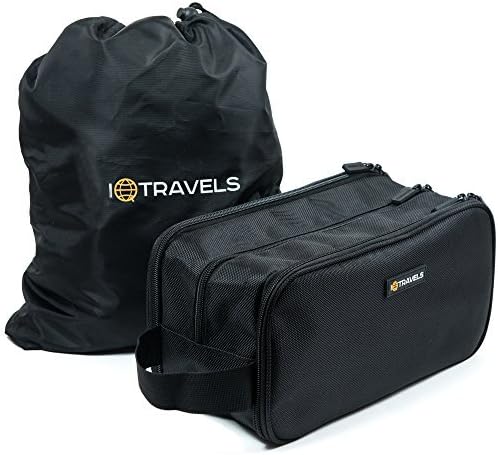 Dopp Kit (12 Inches) 3 Compartments + Waterproof Bag – Easy Organization Travel Toiletry Bag for Men or Women – Excellent Portable Shaving Bag & Toiletries Storage