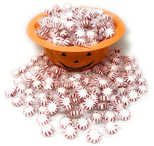 American Old Fashioned Peppermint Starlights Mints Hard Candy Discs Individually Wrapped Bulk 6 Lb's 450+ Pcs (96-Oz) #TOP2