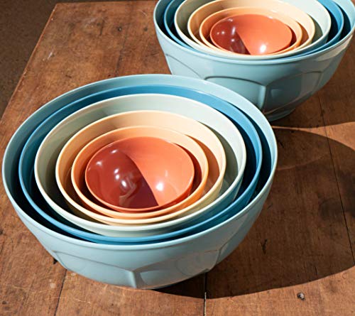 Tarhong French Country 6 Piece Mixing Bowl Set, Multi Color (Multicolor), Melamine #TOP2