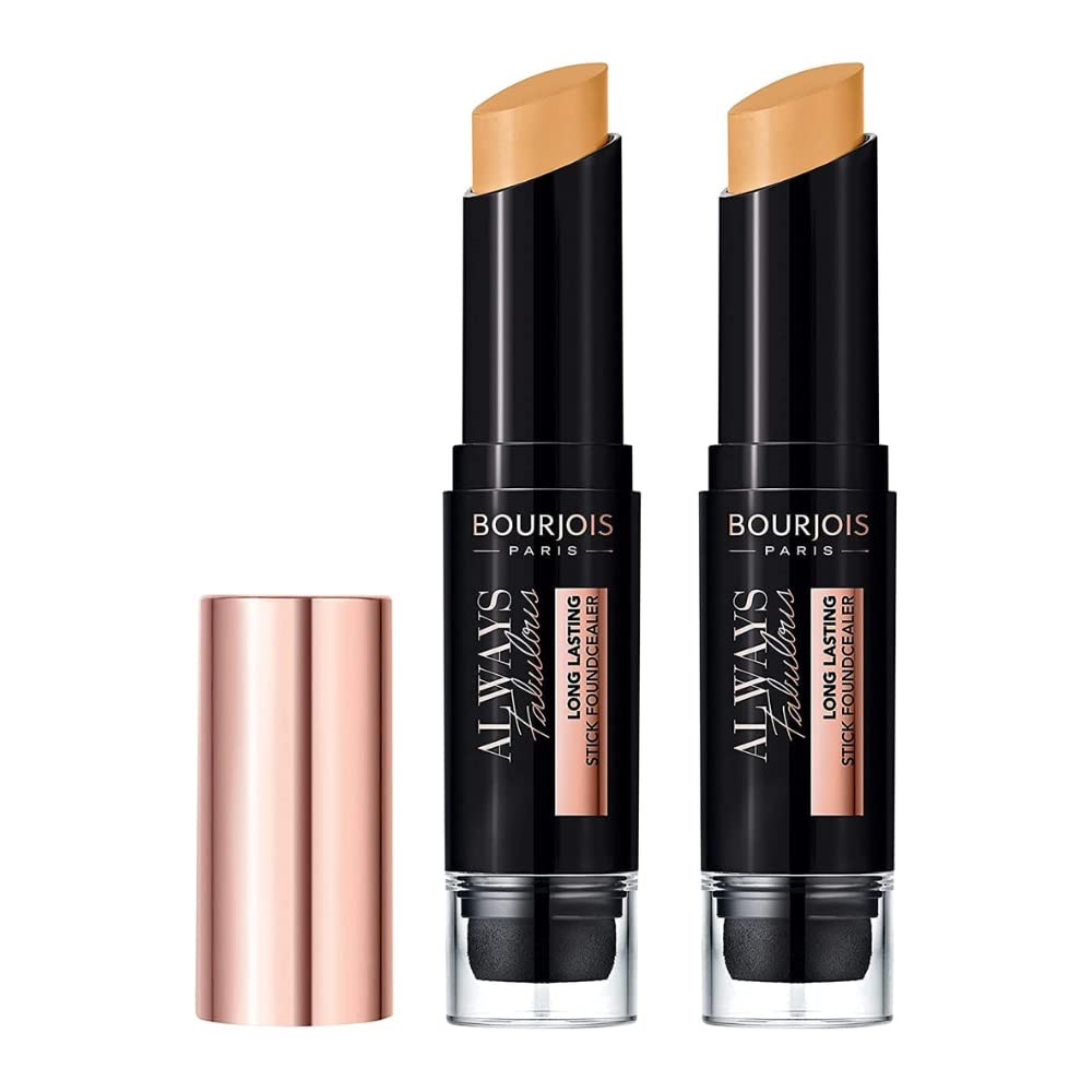 2 x Bourjois Always Fabulous Long Lasting Stick Foundcealer - 415 Sand Sable