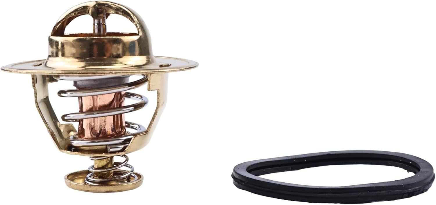 FridayParts Thermostat 600-421-6120 6004216120 for Komatsu Excavator PC60-6 PC70-6 PC70-7 Engine 4D95L