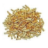TOBBOMEY 50組 バナ グ 3.5mmプラグ 3.5mm コネクタ 金メッキバナ グ 金メッキの コネクタ