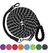Dog Leash - 6FT 10FT 15FT 20FT 30FT 50FT 100FT Heavy Duty Leash with Swivel Lockable Hook and ,Re...