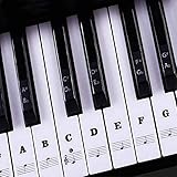 harmonium lernen wien KLAVIER AUFKLEBER FÜR ALLE schwarzen und weissen Tasten. Universelle Größe für alle gängigen Klaviere und Keyboards mit 25 bis 88 Tasten