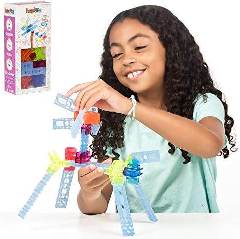 Brackitz Inventor STEM Discovery Building Toy for Kids Ages 3, 4, 5, 6+ Year Olds | Best Boys & Girls Educational Engineering Construction Kits | Creative Fun Learning Toys for Children | 28 Pc Set