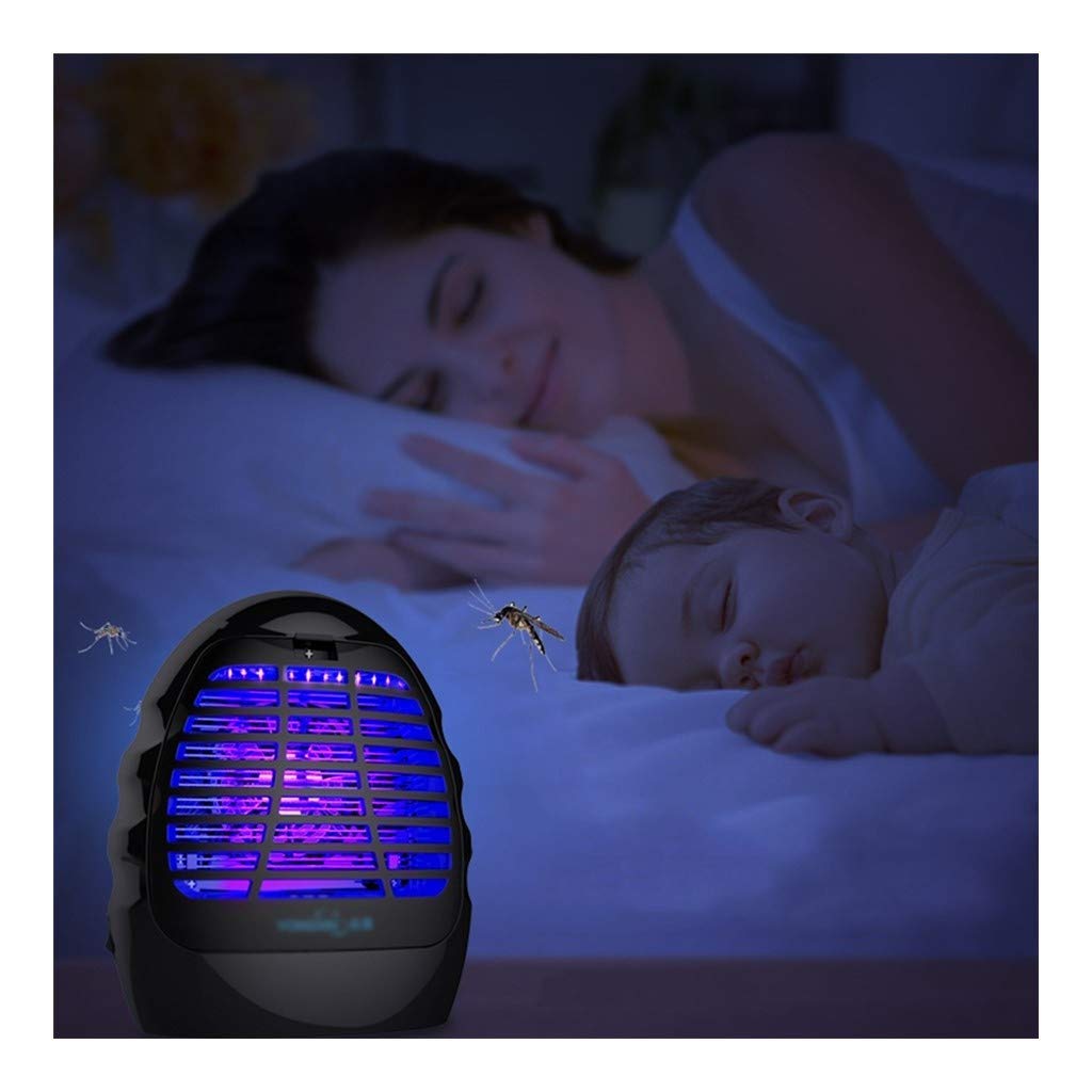 Trappola per zanzare Lampada antizanzare elettronica, Luce UV Zapper per zanzare Killer per insetti Non tossico per uso domestico Muto Bambino Camera da letto interna Uso cucina Lampada antizanzare a