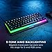 ROCCAT Magma Mini - 60% RGB Gaming Keyboard with 5 Programmable Lighting Zones, Membrane Key switches, Programmable Function Layers, Anti-Ghosting, & Spill Resistance - Black