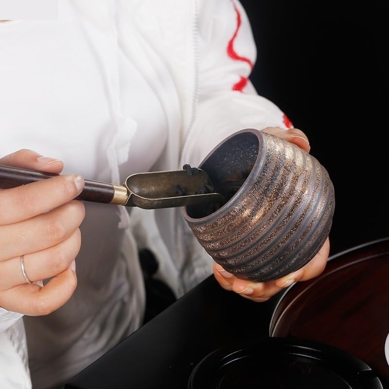 Skrytka słoik pojemnik na kamionkę herbata caddy ceramiczne przechowywanie słoik uszczelniony słoik herbata herbata pojemnik na pokarm w magazynie herbatę