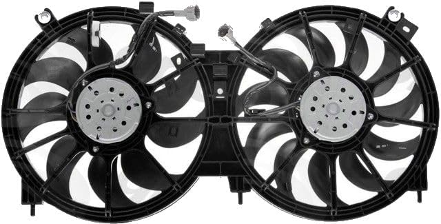 Replacement Engine Cooling Fan Assembly for 2009-2017 Nissan Murano, Quest (3.5L V6)