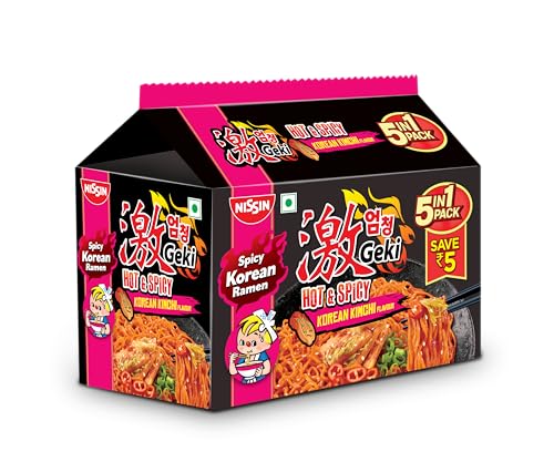 See full amazon price history chart for Nissin Geki Hot & Spicy Korean Ramen Instant Noodles Kimchi Flavor 400 gm | Authentic Korean Kimchi Flavored Instant Noodles | Spicy & Tasty Nissin Geki Hot & Spicy Korean Ramen Instant Noodles Kimchi Flavor 400 gm | Authentic Korean Kimchi Flavored Instant Noodles | Spicy & Tasty (B0D7CVLMDC) Amazon Price History, Amazon Price Tracker