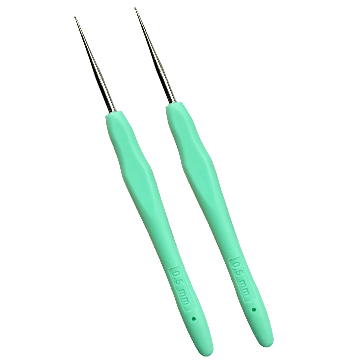 Amazon.com: Mdoker 2PCS Small Size Crochet Hook Ergonomic Handle