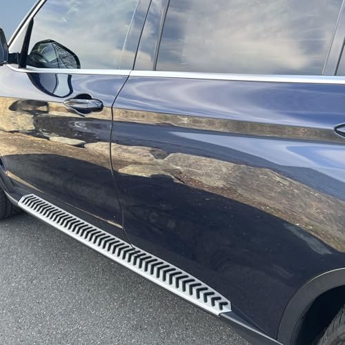 Estribos Aluminio Plata y Negro para BMW X5 F15 2014-2018 miniatura 5