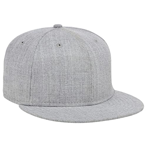 Image of Lids Blank Premium Full Court w /Colored Under Visor Fitted Cap