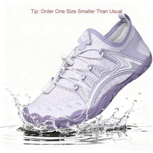 Image of Water Shoes Womens Mens, Barefoot Quick-Dry Aqua Shoes for Outdoor Swimming, Running, Training, Surfing, Hiking and Kayaking