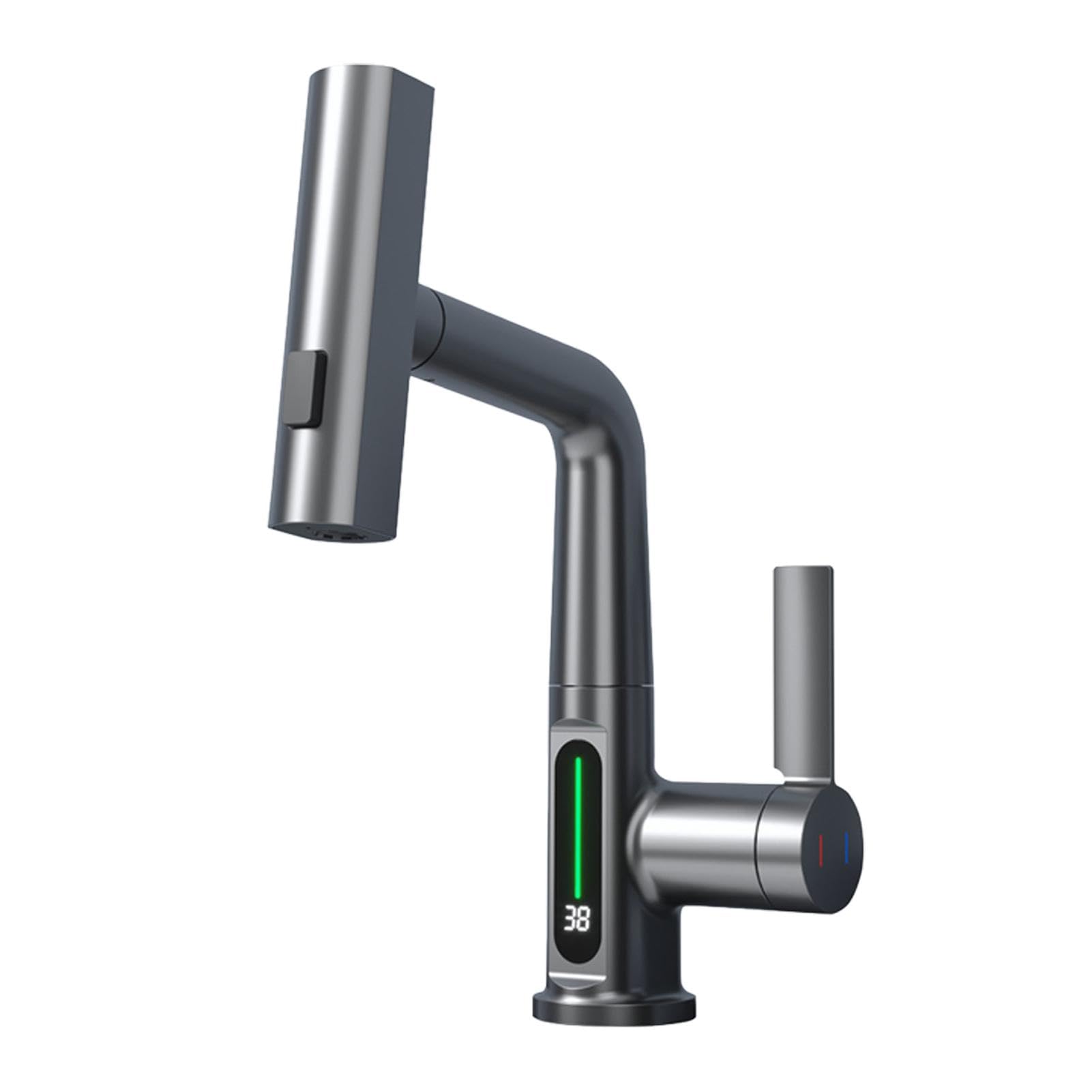 Robinet de cascade rotatif cuisine et salle de bain pour un évier moderne