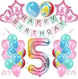 🎂🎈【Cualquier combinación de globos digitales】-Puedes usar los globos numéricos 1 2 3 4 5 6 7 8 9 10 para hacer cualquier combinación, adecuada para diferentes edades, colores brillantes para vestir una fiesta única.