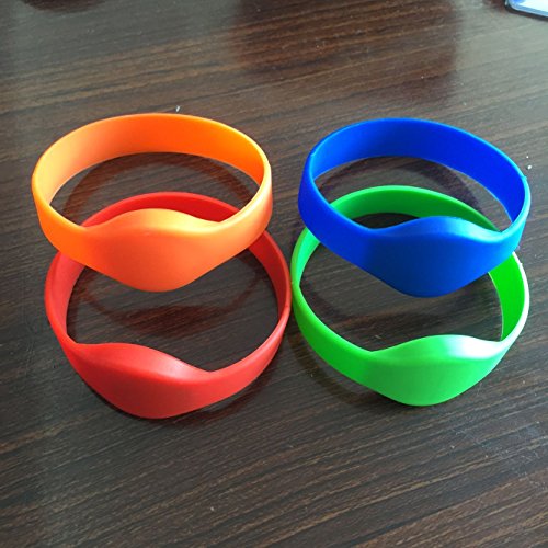 Étiquettes de montre RFID 125 kHz en silicone étanche pour contrôle d'accès lot de 20