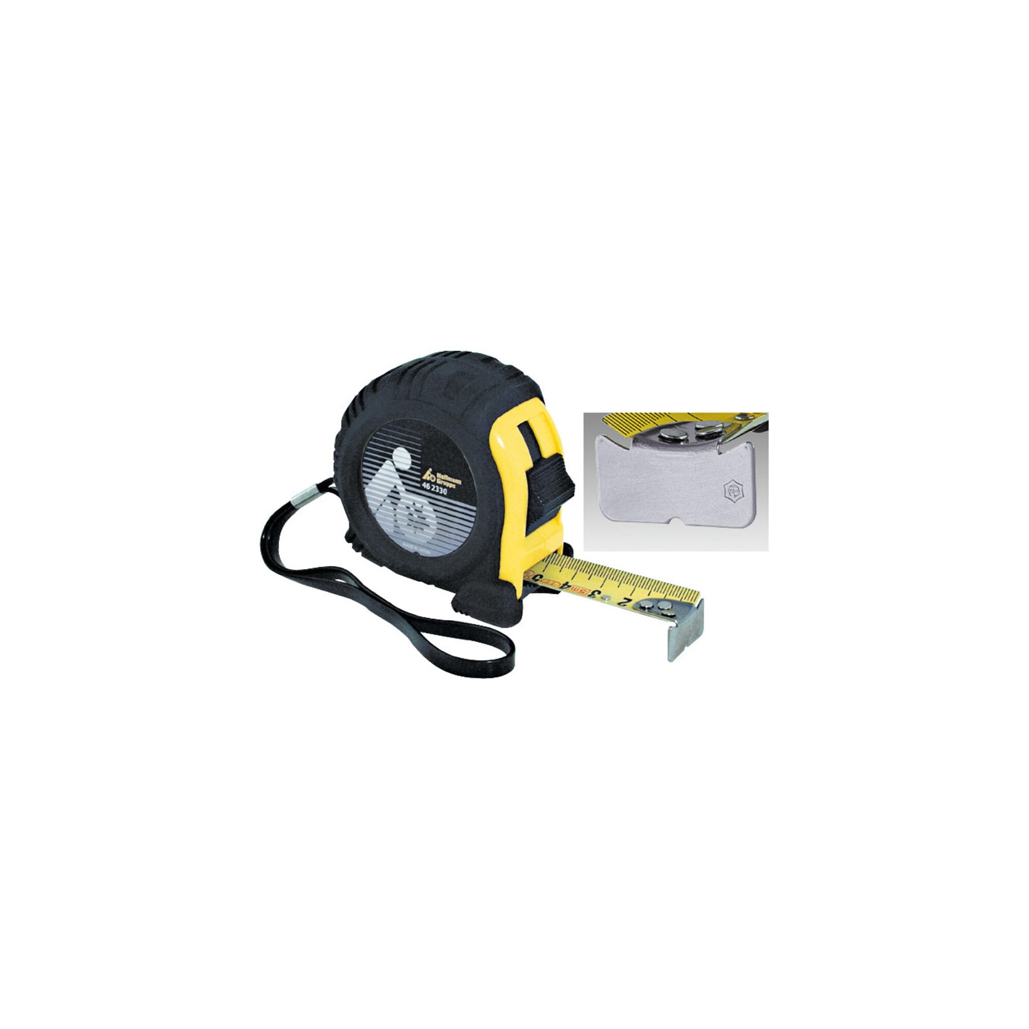 Mètre ruban enroulable, boîtier antidérapant extra stable, 7 m