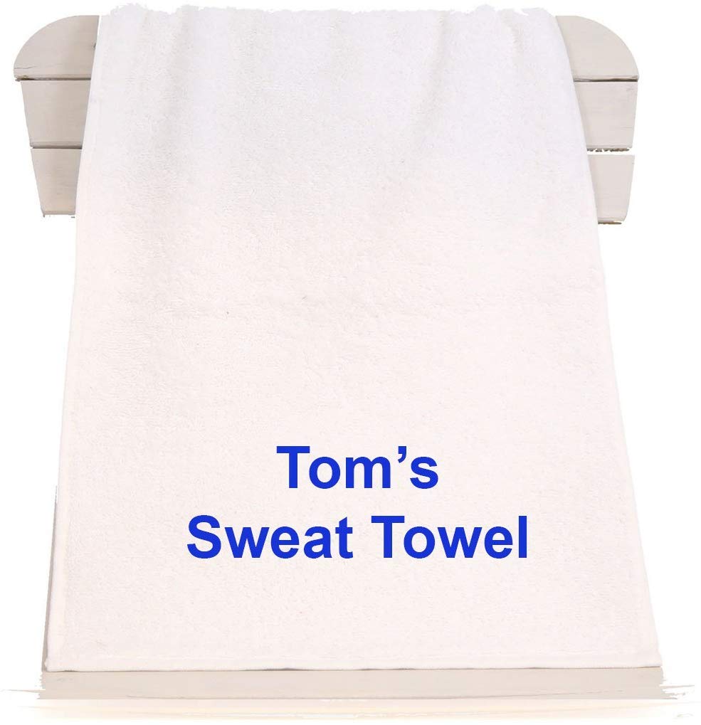 Duncan Stewart - Gym Towel - Cotton - White - Extra Small