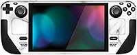 Vista 5 de PlayVital Juego Completo de Calcomanía Protectora para Steam Deck LCD, Pegatinas Personalizadas Cubierta de Vinilo para Steam Deck OLED - Mármol