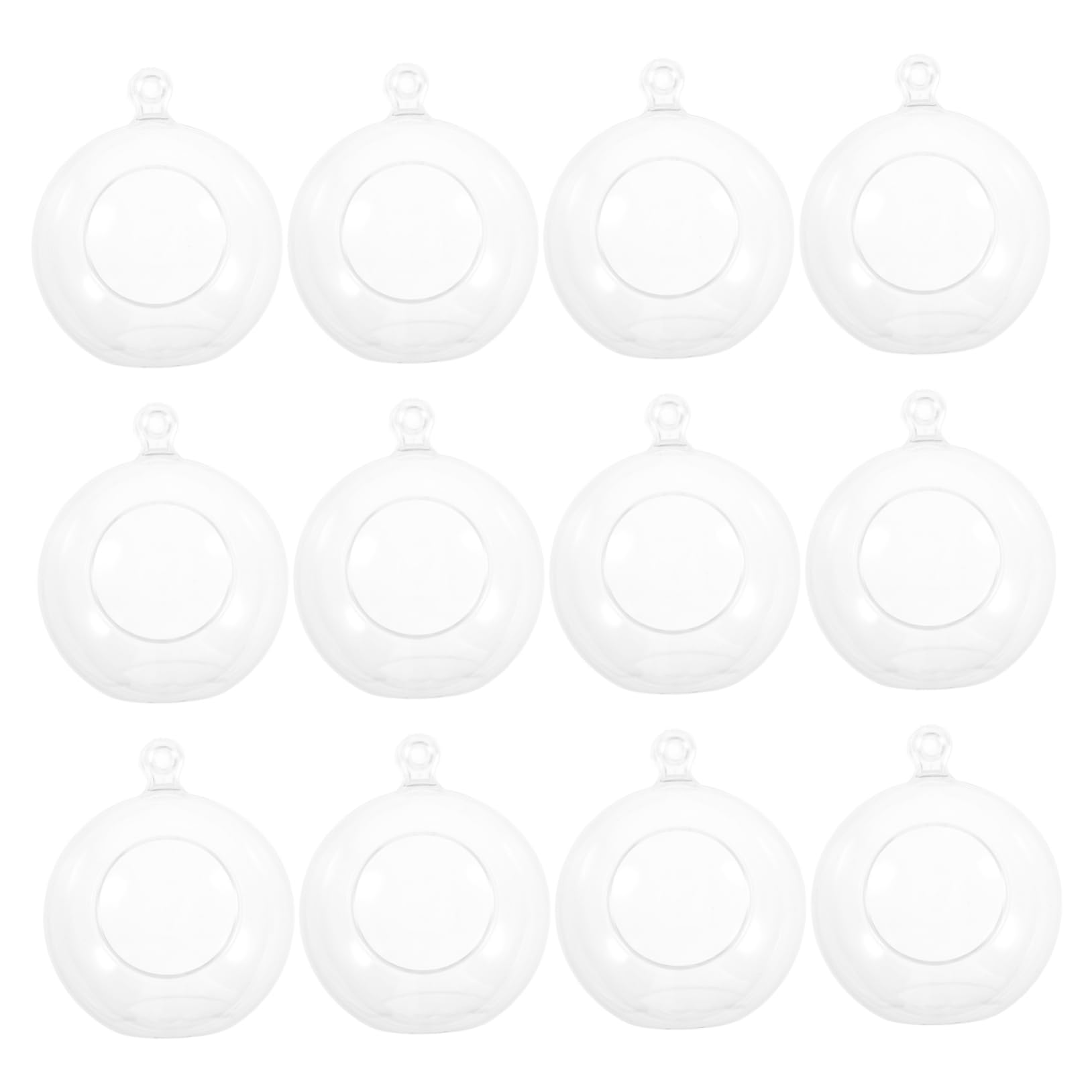 Cabilock 24piezas Adornos Colgantes De Acrílico Transparentes para Árbol De Navidad para