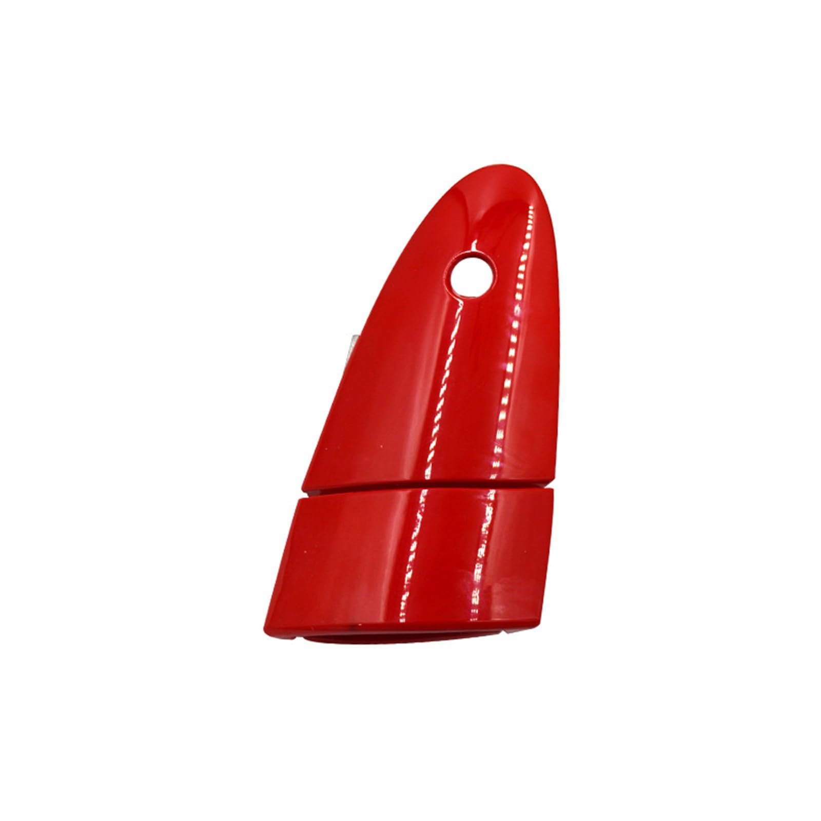 Dsisji Red Molded Exterior Door Handle Weather Resistant Designed For 2011-2015 Automotive Vehicles Anti Slip Texture Car Exterior Handle