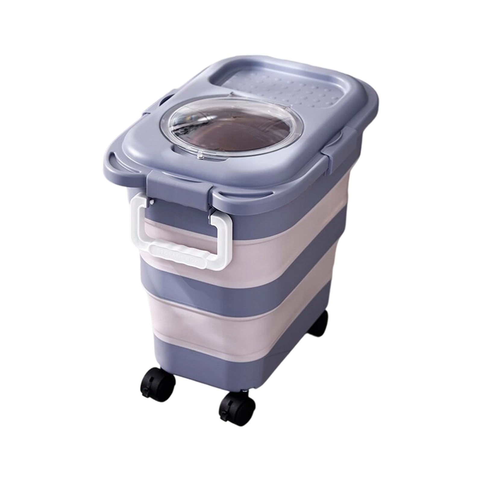 Large Capacity Rice Bucket Space Saving Kitchen Grain Organizer Countertop Dustproof Food Storage Container Rice Storage Container with Lid